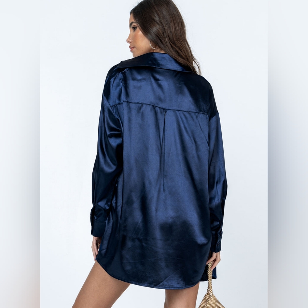 Princess Polly ANNALISE (only the dress) in Navy Size 4 New with Tags - Picture 10 of 14